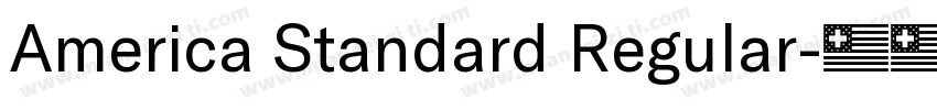 America Standard Regular字体转换